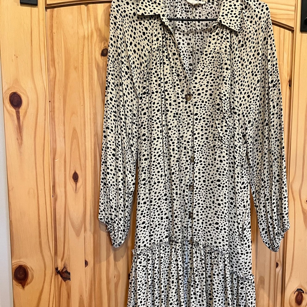 Easel Animal Print Dress